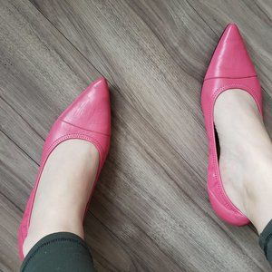 MaxMara pink leather shoes